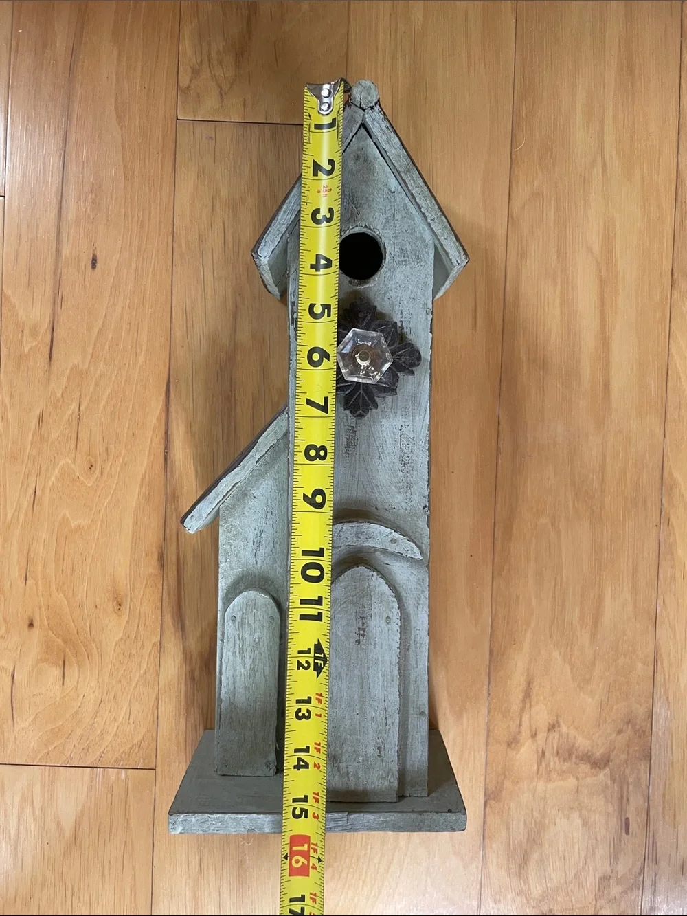 Rustic Green Decorative Wooden Birdhouse
